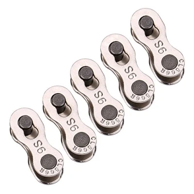 Imagen de 5 pares de fijación rápida cadena bicicleta velocidad articulaciones eslabón reutilizable rápido MTB Conector Bicicletas metal para 8/7/6, 9, 10 velocidades