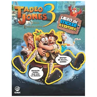 Imagen de Libro Stickers Tadeo Jones: La tabla esmeralda.