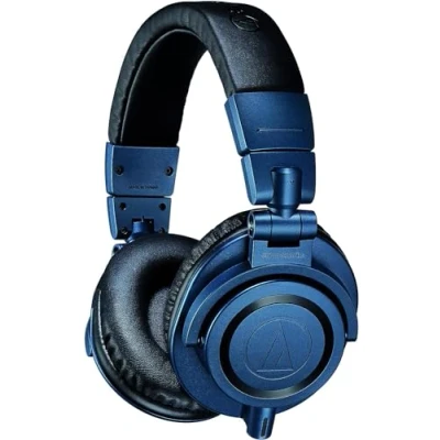 Imagen de Audio Technica M50xDS Auriclares Profesionales Para Monitorizacoin en Estudio Azul Marino
