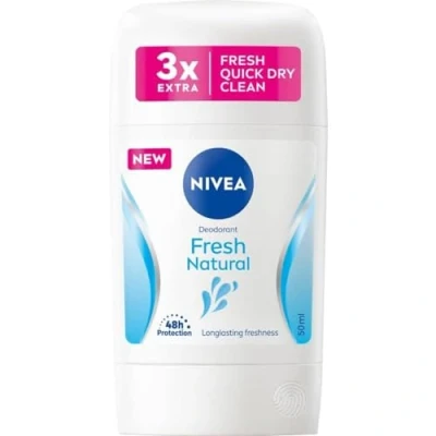 Imagen de NIVEA Fresh Natural 48 H Desodorante en barra para mujer, 50 ml