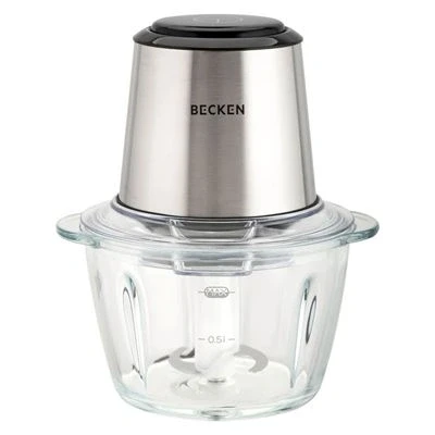 Imagen de Becken Picadora, 1000 milliliters, 400W, INOX e Vidrio, Multicolor