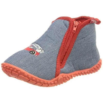 Imagen de Playshoes Pantuflas, Pantuflas Unisex niños, Bomberos, 22/23 EU