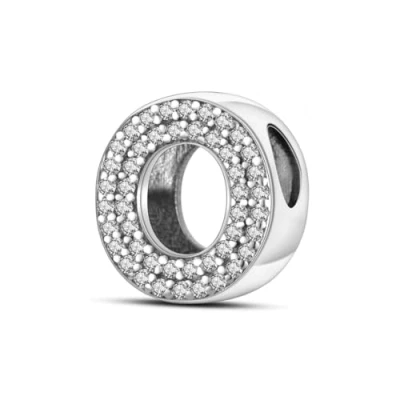Imagen de TINSLO Alfabeto Charms Abalorios Colgante para mujer, plata de ley 925, compatible con pulseras y collares Pandora, europeas mujeres niñas