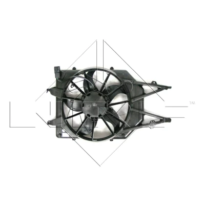Imagen de NRF 47475 Ventilador de radiador 375 12 100 con bastidor (armazón) FORD: Focus Mk1 Hatchback