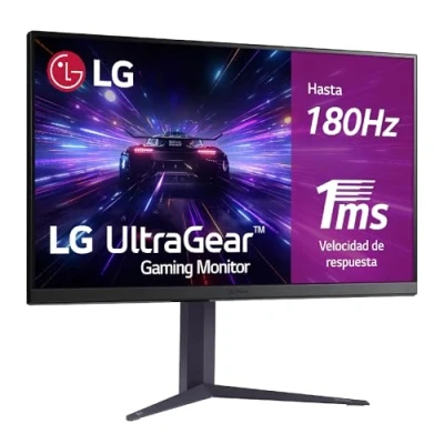 Imagen de LG 32GS85Q B Monitor Ultragear, 32 Pulgadas, 2560 x 1440, Panel VA, 16:9, HDMI, 1 ms, 180Hz, FreeSync, Conectividad Universal, Color Morado Grisáceo