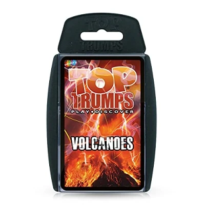Imagen de Top Trumps Volcanoes Classics Card Game, aprende Datos sobre el Monte Santa Helena, ETNA y Stromboli en Este Juego Educativo empaquetado, Regalos Juguetes para niños niñas a Partir de 6 años