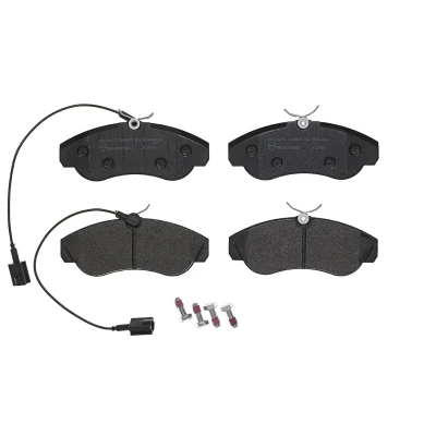 Imagen de BREMBO P 23 084 Juego de pastillas freno con contacto avisador desgaste tornillos pinza sin accesorios