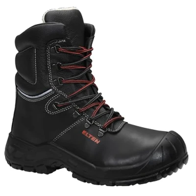 Imagen de ELTEN Zapatos de seguridad, invierno RENZO Winter S3 CI, hombres, cuero, puntera acero, ligero, robusto, negro, tamaño: 45