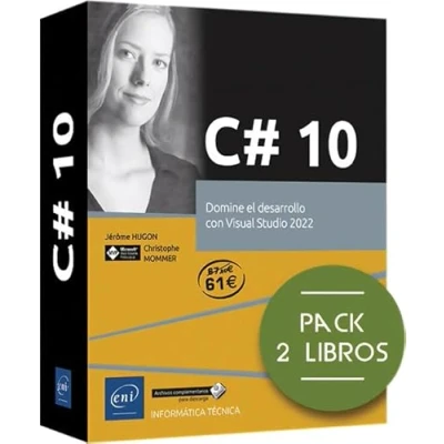 Imagen de C# 10 Pack de 2 libros : Domine el desarrollo con Visual Studio 2022 (Pack Experto)