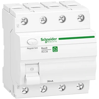 Imagen de Schneider Electric R9R22440 SCHN Resi9 3P+N 40A 30mA Tipo A, Blanco