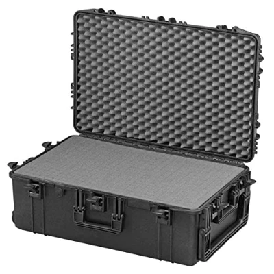 Imagen de MAX Cases MAX750H280S Negro, Maleta hermética con espuma pre cortada a cubetas dimensiones internas 750 x 480 280 mm