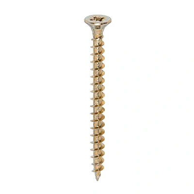 Imagen de TIMco 50060SOLOC Pz2 Csk Zyp Pasivado Solo Woodscrew Amarillo