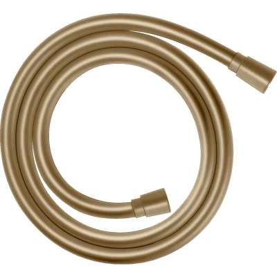 Imagen de hansgrohe Isiflex Manguera de ducha universal (1,25 m, con protección antitorsión, flexible contra torceduras, incluye arandelas, bronce cepillado)