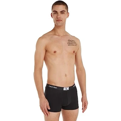 Imagen de Calvin Klein Hombre Bóxer Trunk Algodón con Stretch, Negro (Black), XL