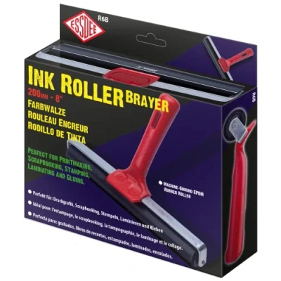 Imagen de ESSDEE Rodillo de Tinta/Brayer 200 mm, Rojo