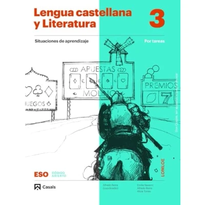 Imagen de Lengua castellana y Literatura por tareas 3 ESO LOMLOE SUR