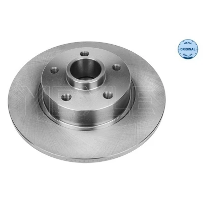Imagen de MEYLE 615 523 0018 Disco de freno Eje trasero 280 12 5 114,3 macizo con cojinete rueda incorporado, anillo sensor ABS ORIGINAL Quality