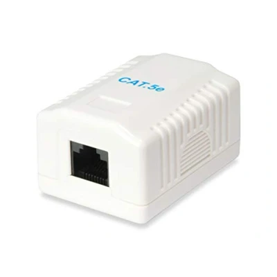Imagen de Equip 235113 Caja de tomacorriente RJ 45 Blanco registradora (54 mm, 29,5 39 30 g, 54 mm)