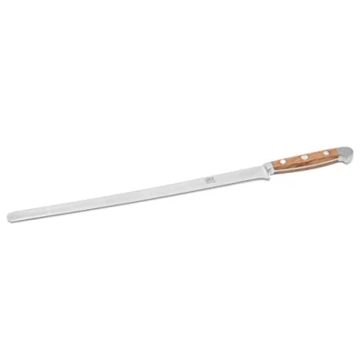 Imagen de Güde E791/32 Solingen Cuchillo salmón Forjado, 32 cm, Madera de Roble Barril, Alpha FASSEICHE Doble virola, Hecho a Mano en Alemania, Chrome Steel