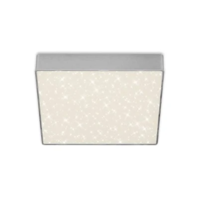Imagen de Briloner Lámpara de techo LED Flame Star, 21,2 x cm plata