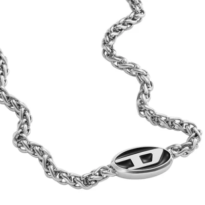 Imagen de Diesel Collar silvercoloured, Hombre, Talla: One Size, Silver coloured