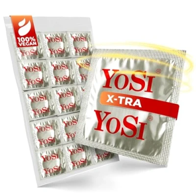 Imagen de 50 Preservativos Marca YOSI X TRA Extra Fuertes