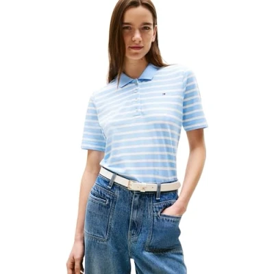 Imagen de Tommy Hilfiger Polo, Mujer, Talla: XXS, Vessel blue/ecru