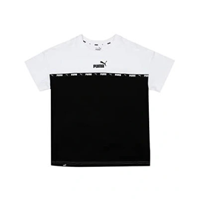 Imagen de Puma Power Tape tee G Camiseta, Unisex bebé, Blanco, 152
