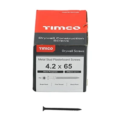 Imagen de TIMco 00065DRYS Ph2 Drywall Tornillo Negro