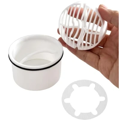 Imagen de SopimusZ filtro de pelo y tubo inmersión para desagüe ducha, compatible con desagüe. 6960, 6963, 6961, 6962, pelo, captador