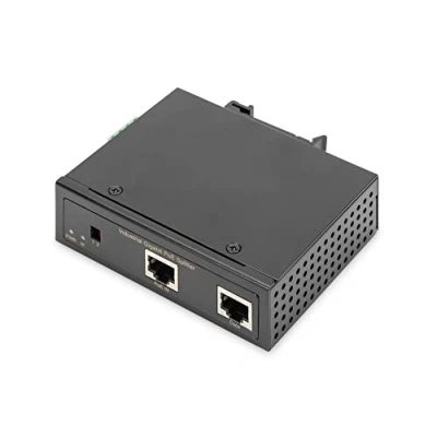 Imagen de Divisor DIGITUS PoE ++ IEEE802.3af / at bt Gigabit Ethernet Salida 12, 16, 24, 48 Voltios Bloque de terminales regleta