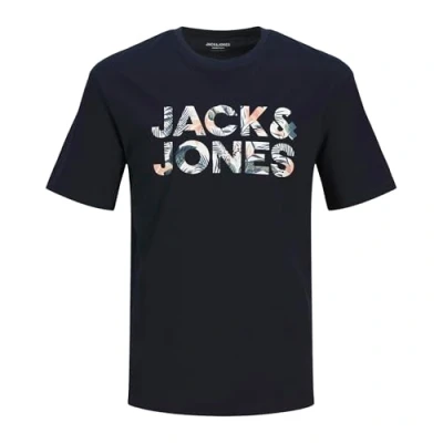 Imagen de Jack &amp; Jones Junior Jjebryan LOGO TEE O NECK JNR Camiseta estampada para niños, Talla: 10a, Sky captain