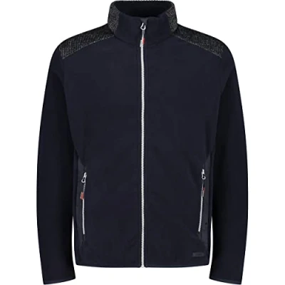 Imagen de CMP Sudadera de polar ártico reciclado para hombre, Azul negro, 52