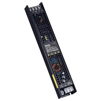 Imagen de VARICART Fuente Alimentacion 12V 200W Regulable TRIAC y 0/1 10V, IP20 Transformador 220V a DC Driver 16.6A, Tensión Constante Adaptador LED para Baja Bombilla G4 MR11 MR16 Tira Luz