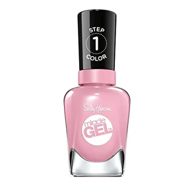 Imagen de Sally Hansen Nail Polish Miracle Gel 160 Pinky Promise Żelowy lakier do paznokci bez konieczności użycia lampy UV/LED 14.7ml