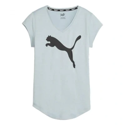 Imagen de Puma Train Favorite heather CAT TEE Camiseta deportiva, Mujer, Talla: Small, Turquoise surf