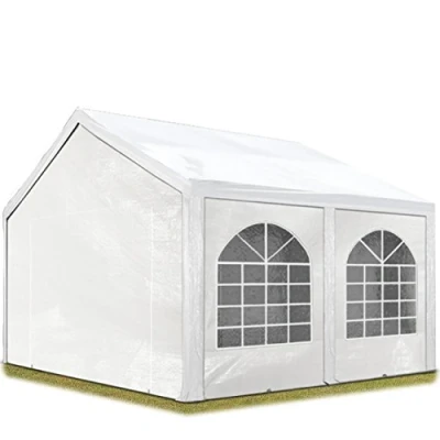 Imagen de TOOLPORT Carpa de Fiesta 4x5 m para Fiestas Lona PE 450 N jardín Blanca Impermeable