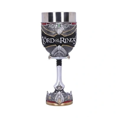 Imagen de Nemesis Now Copa Aragorn con licencia oficial del Señor de los anillos B5874V2, plata, 19,5 cm