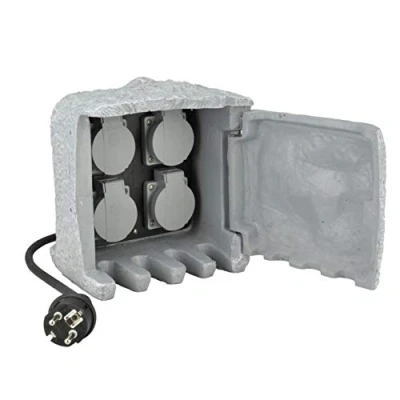 Imagen de Unitec 44241 Sockets Distribuidor Socket en la óptica de Piedra con 4