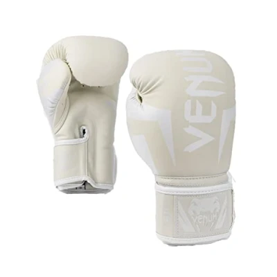 Imagen de Venum Elite Guantes de Boxeo, Unisex Adulto, Blanco/Blanco, 8 oz