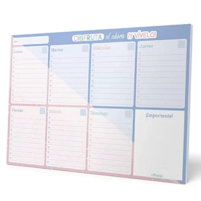 Imagen de Bloc Planificador Semanal A4 Amelie Pastel Collection