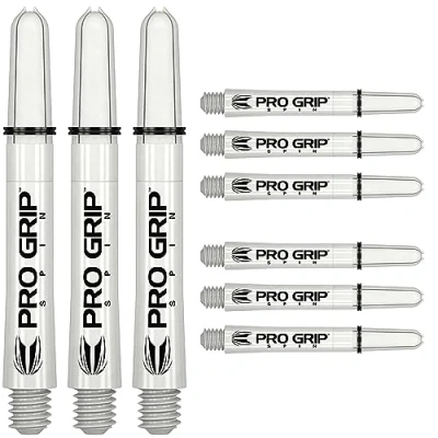 Imagen de Target Darts 3 x Conjuntos de Blanco Pro Grip Spin Dardos Stems Corto 9 in Total