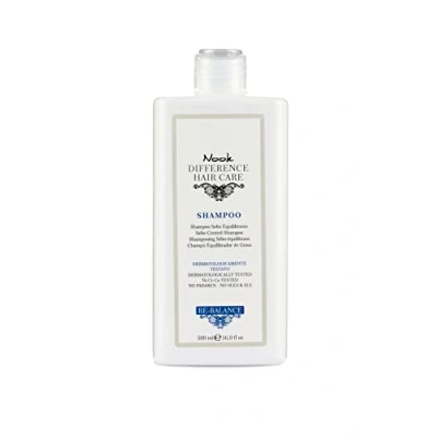 Imagen de Nook Shampoo Sebo equilibrante Re Balance níquel cromo cobalto probado Tested 500 ml