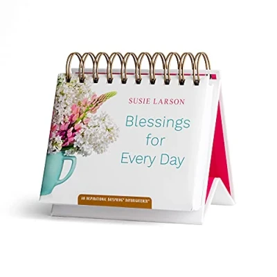 Imagen de DaySpring Calendario con tapa Susie Larson Bendiciones para todos los días, blanco 49911