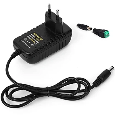 Imagen de Aistuo 12V 2A alimentador 24W Adaptador Transformador para Router inalámbrico, Caja de TV Tiras LED, Disco Duro Externo, Reproductor Multimedia