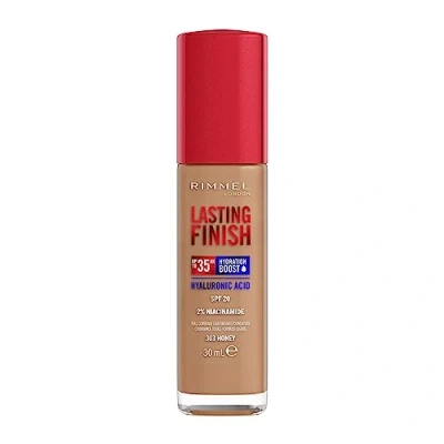 Imagen de Rimmel London, Lasting Finish, Base de maquillaje, 303 Honey, 30ml