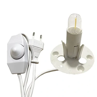 Imagen de Cable para lámparas de Sal con regulador Intensidad + Bombilla LED (Blanco)