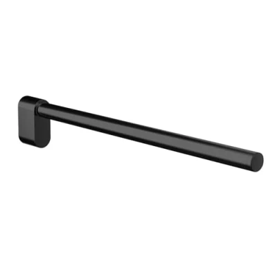Imagen de EMCO Flow toallero de Pared un Solo Brazo, Barra rígida Metal, baño, Color Negro Mate