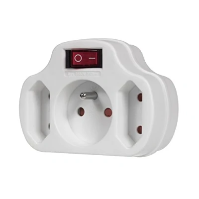 Imagen de Maclean mce142 Enchufe Triple con Interruptor