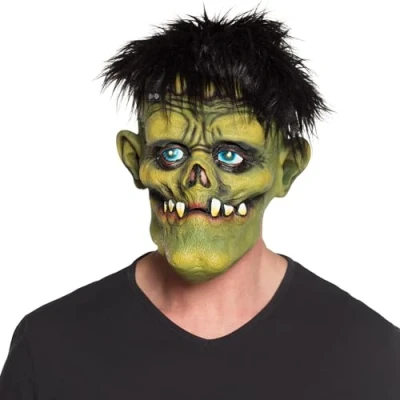 Imagen de Boland 97573 máscara de látex con Pelo Monstruo Creepy para Carnaval o Halloween, Disfraz Terror, Zombi, Multicolor, Talla única